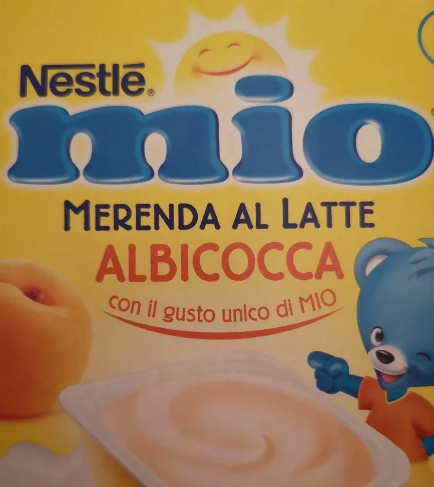 Merenda al latte albicocca