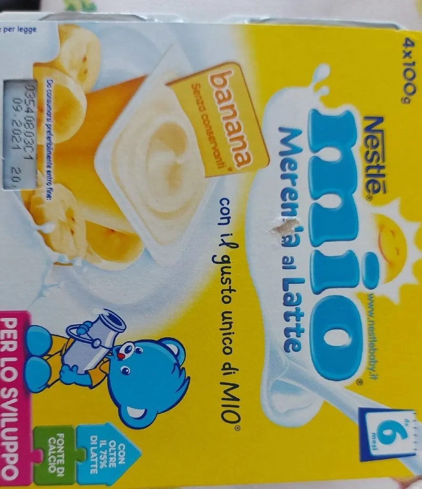 Mio merenda al latte