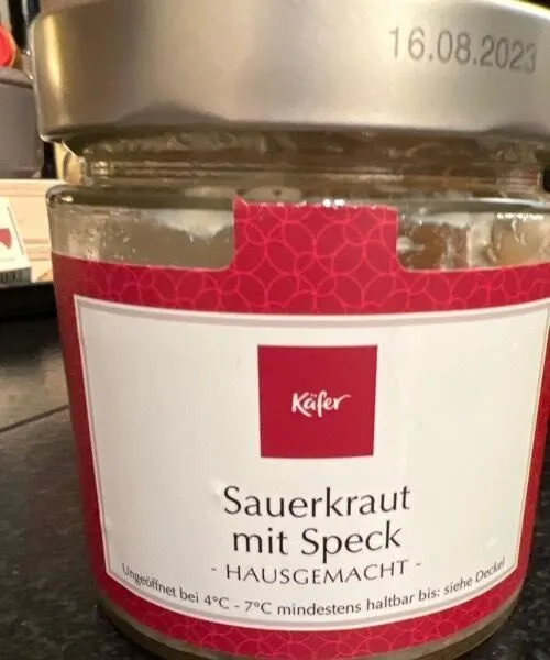 Sauerkraut mit Speck