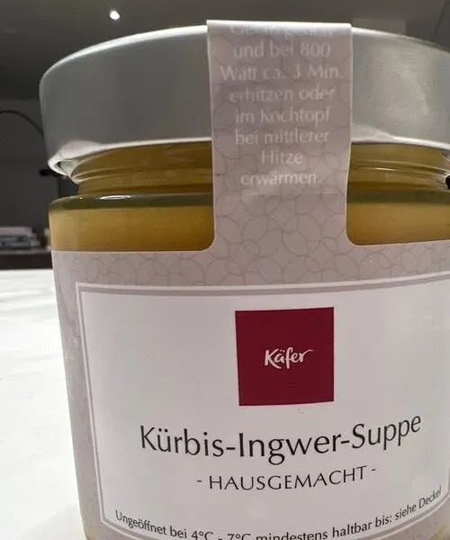 Kürbis-Ingwer-Suppe