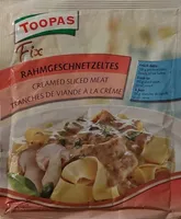 Sauce pour tranches de viande à la crème