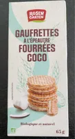 Gaufrettes à l’épeautre fourrées coco
