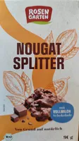 Nougat Splitter mit Vollmilch