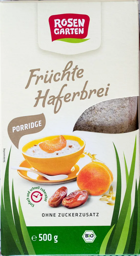 Früchte Haferbrei