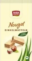 Rosengarten Nougat Dinkelwaffeln, 100 GR Packung