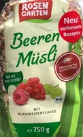 Rosengarten Beeren Müsli