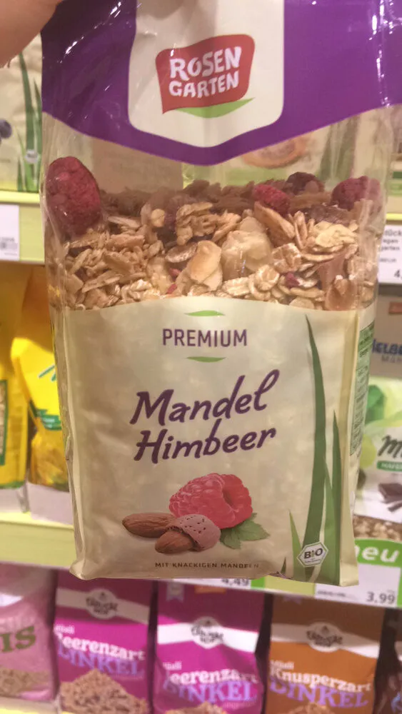 Rosengarten Müsli, Mandel Himbeer