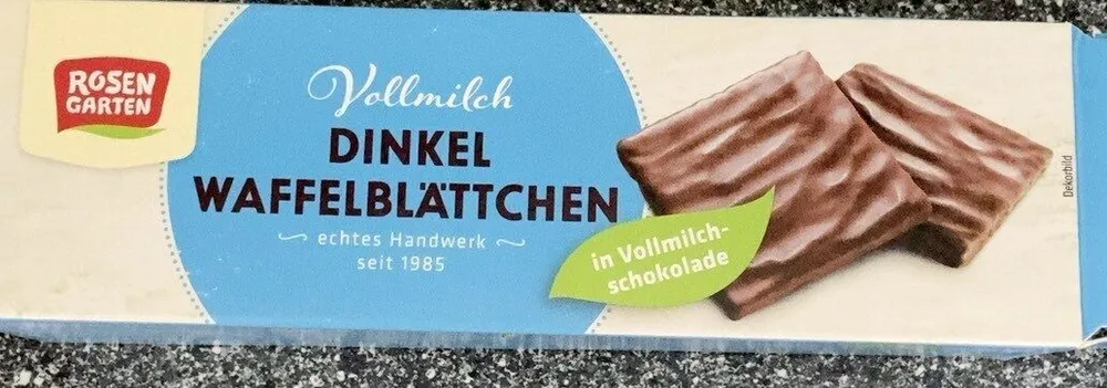 Vollmilch Waffelblättchen