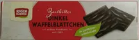 Dinkel Waffelblättchen in Zartbitter-Schokolade