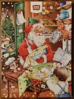 Adventskalender mit Vollmilch-Weihnachtsfiguren