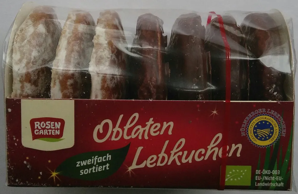 Oblaten Lebkuchen zweifach sortiert