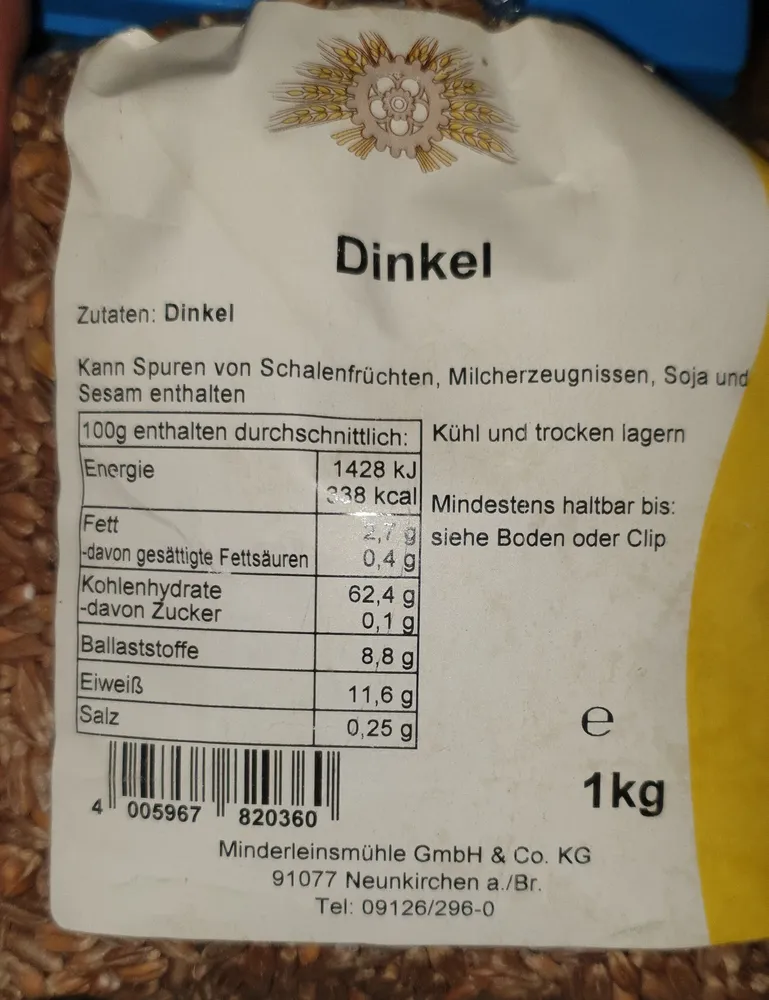 Dinkelkörner
