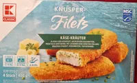Knusperfilet Käse Kräuter