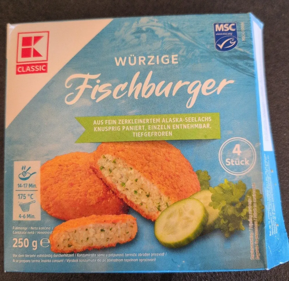 Würzige Fischburger