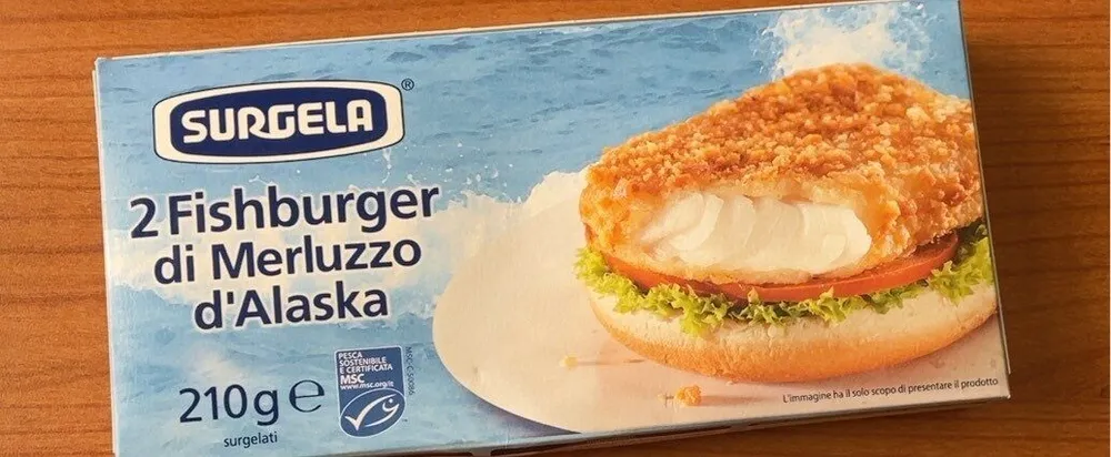 2 fishburger di merluzzo d’alaska