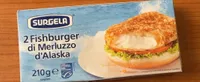 2 fishburger di merluzzo d’alaska