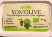 Somolive Margarine 100% Végétale à L'huile D'olive Extra Vierge