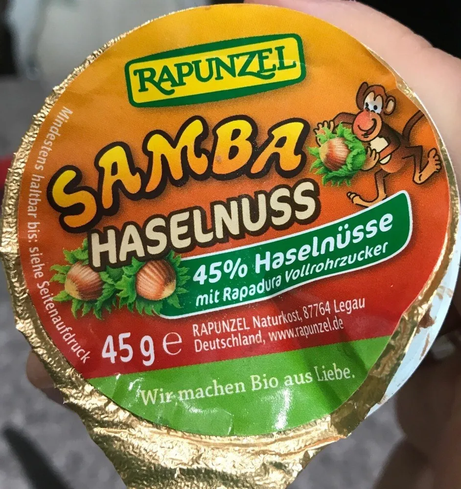 Haselnuss Schoko Creme Samba