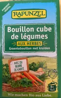 Bouillon cube de légumes aux herbes