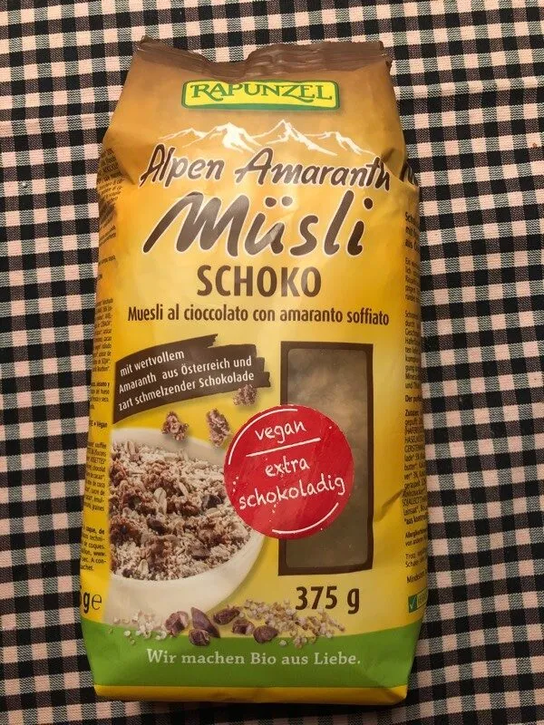 Alpen Amaranth Müsli Schoko