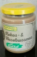 Kokos- & Haselnussmus mit Dattel