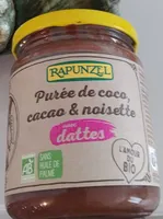 Purée de coco, cacao & noisette avec dattes