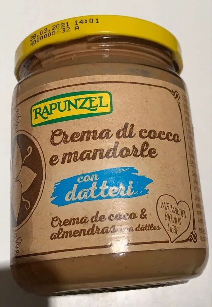 Crema di cocco e mandorle