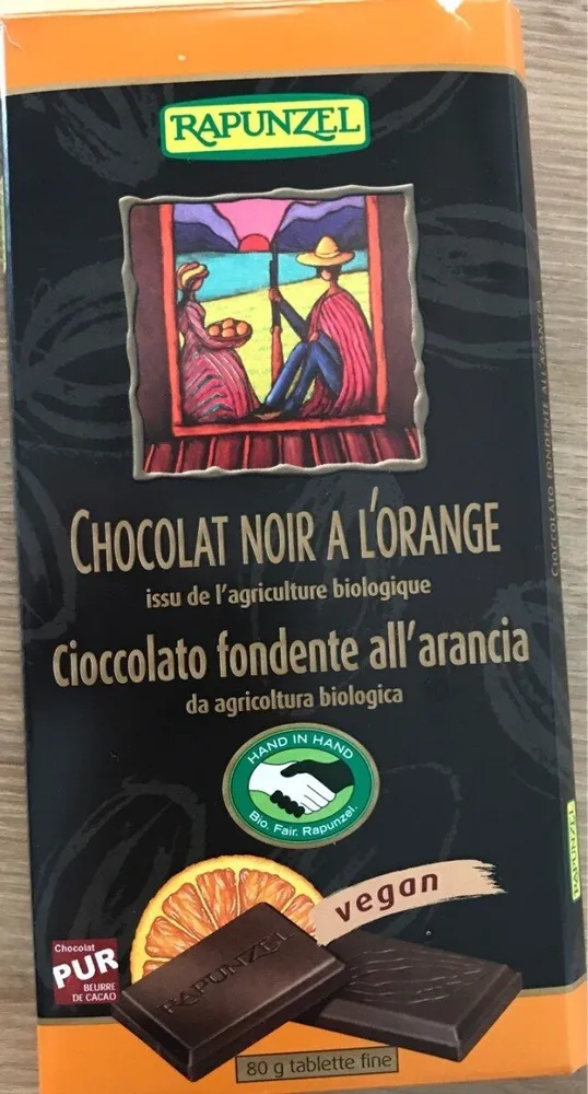 Chocolat Noir a L'orange