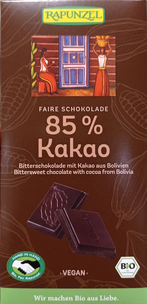 Schokolade 85% Kakao