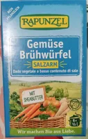 Gemüse Brühwürfel Dado vegetale a basso contenuto di sale