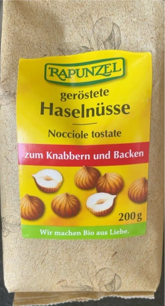 Geröstete Haselnüsse