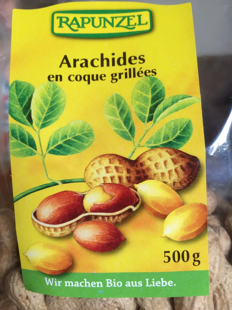 Arachides en coque grillées