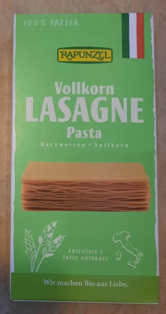 Lasagneblätter Vollkorn