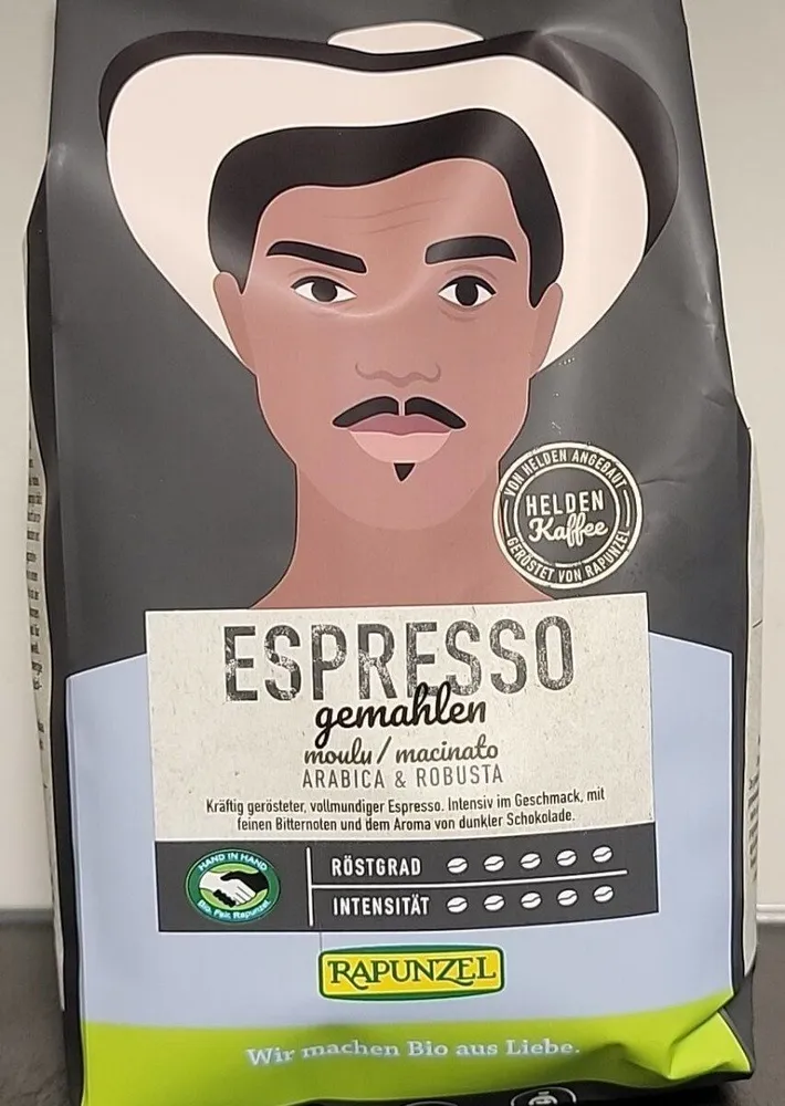 Espresso gemahlen (Arabica & Robusta)
