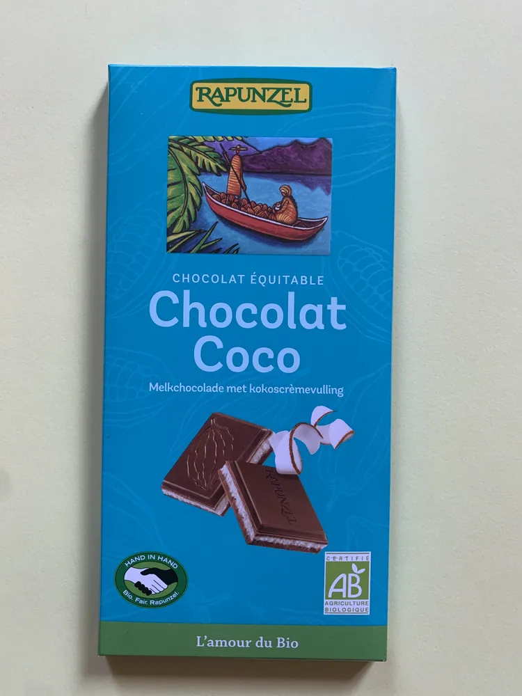 Chocolat fourage noix de coco