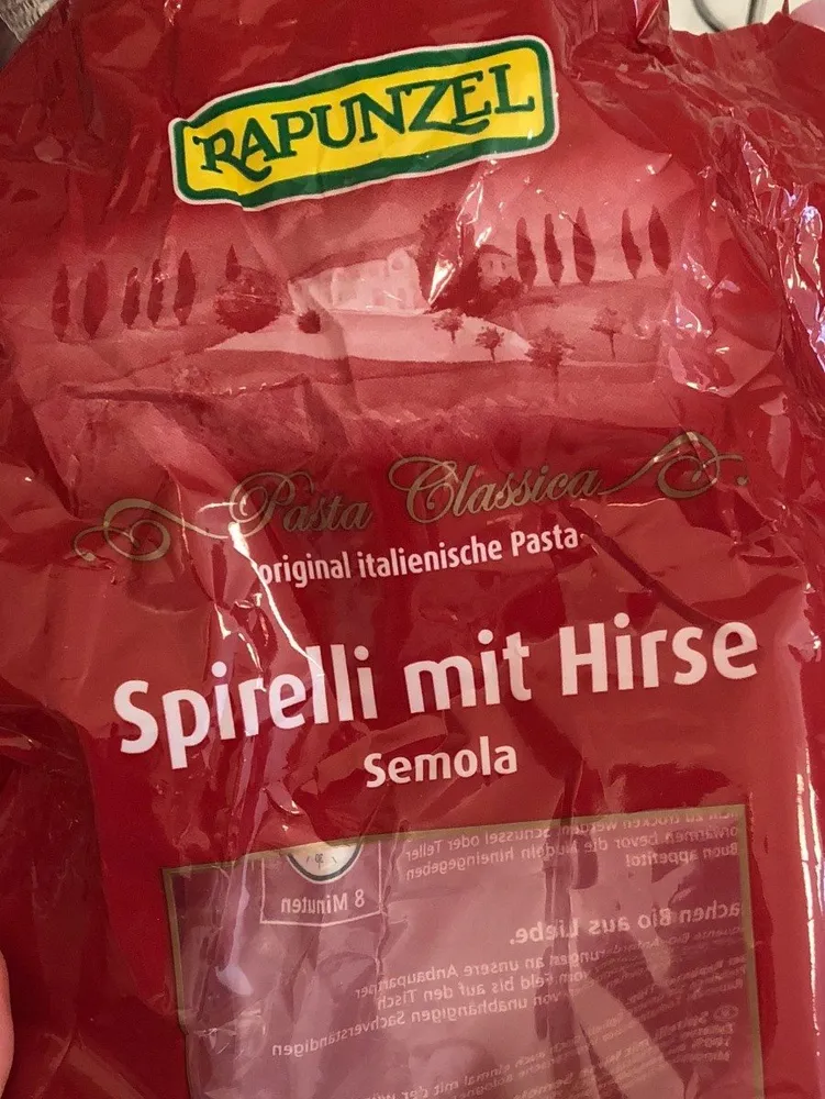 Spirelli mit Hirse