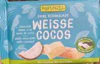 Faire Schokolade Weisse Cocos
