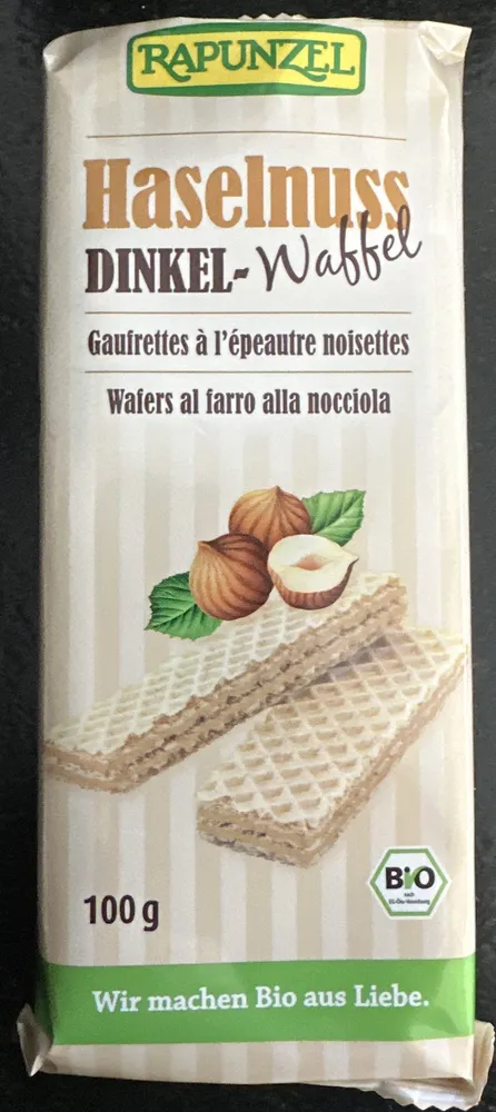 Gaufrette à l'épeautre noisette