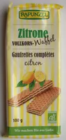 Gaufrettes complètes citron