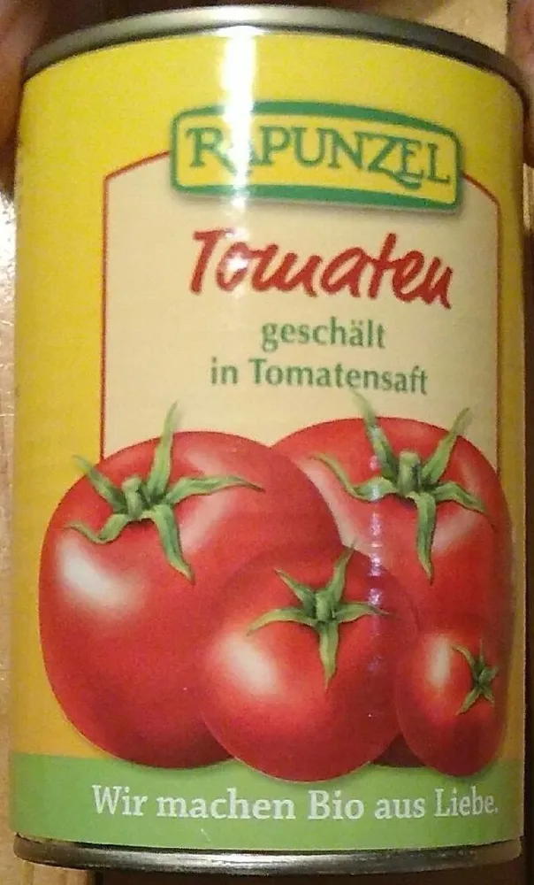 Tomaten ganz geschält