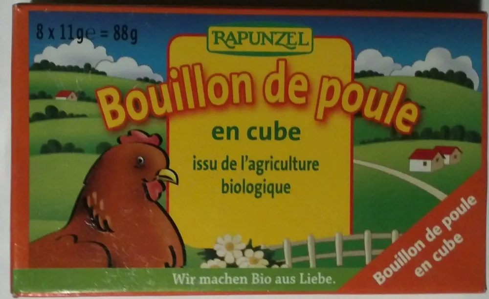 Bouillon de poule en cube Bio