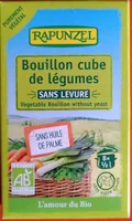 Bouillon cube de légumes SANS LEVURE