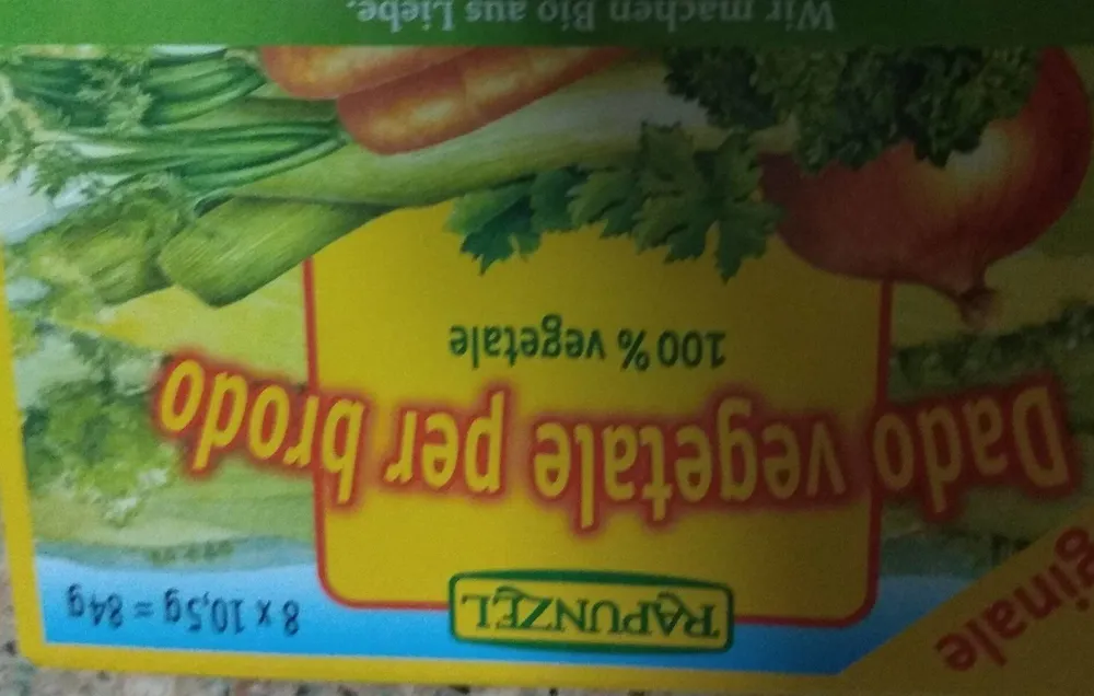 Dado vegetales pero brodo