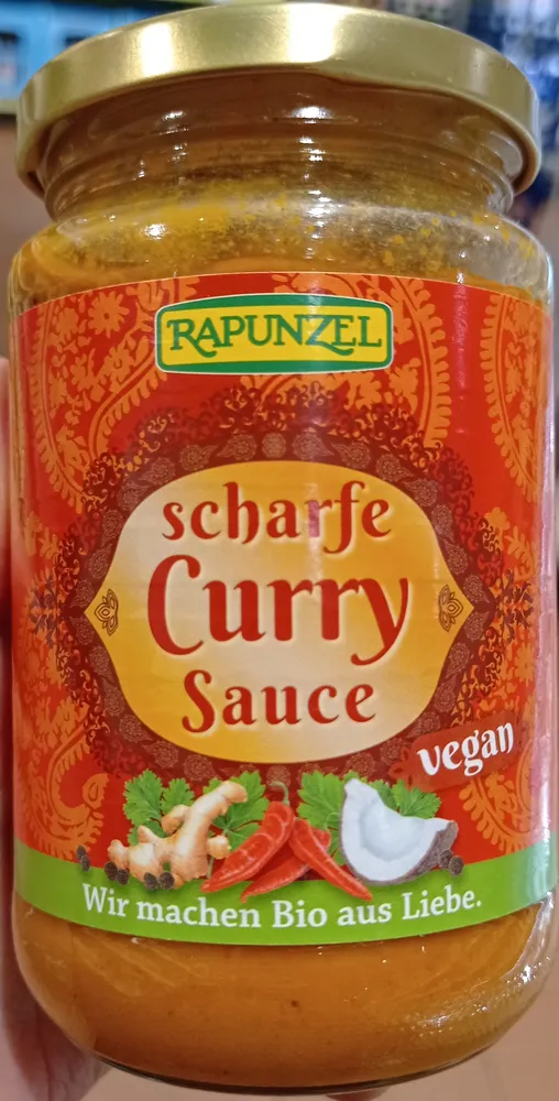 Scharfe curry sauce