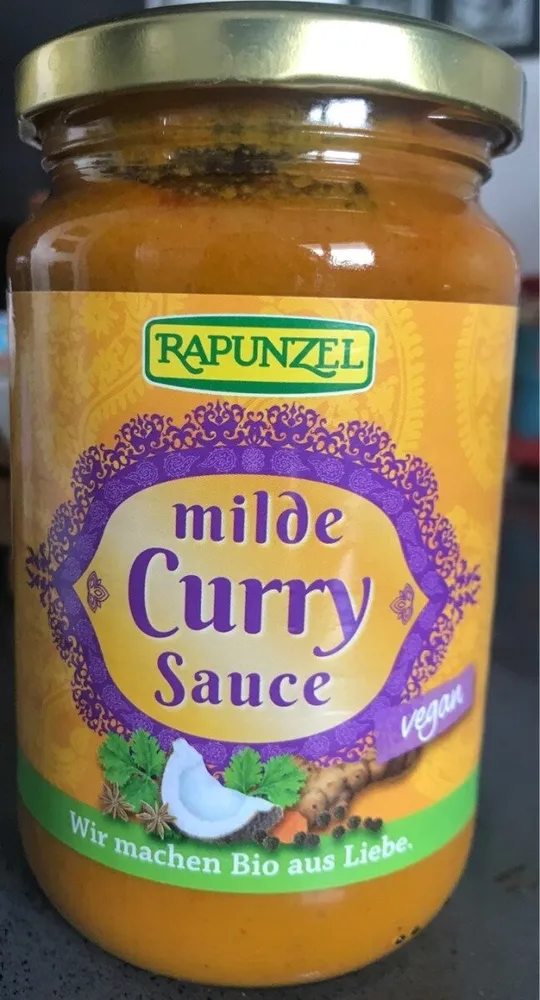 Sauce Curry Douce Bio 340g Rapunzel