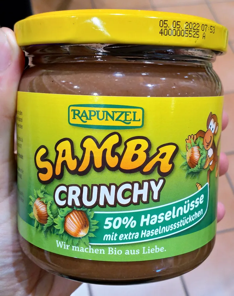 Samba crunchy haselnusse