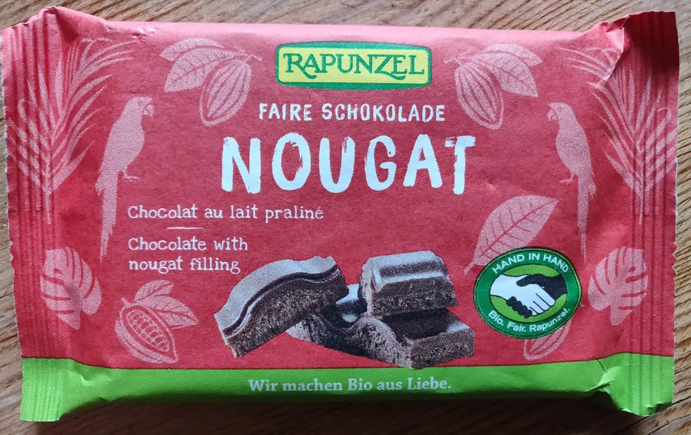 Faire Schokolade Nougat