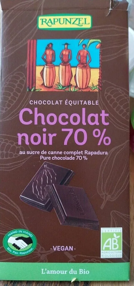 Chocolat noir 70 %