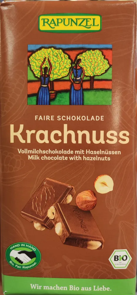 Krachnuss Vollmilchschokolade mit Haselnüssen