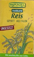 Vollkornreis gepufft